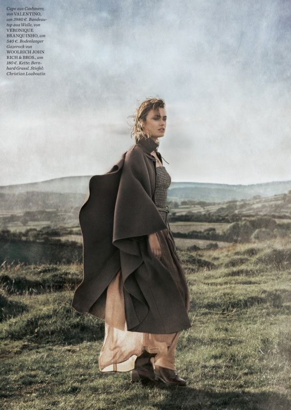 Sophie Vlaming for Elle Germany November 2014 photographer Carl Bengtsson 